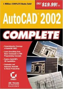 Paperback AutoCAD 2002 Complete Book