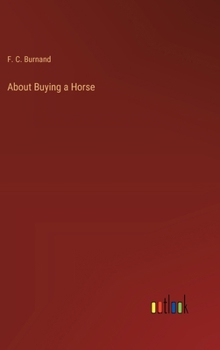 Hardcover About Buying a Horse Book