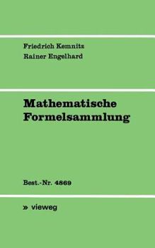 Paperback Mathematische Formelsammlung [German] Book