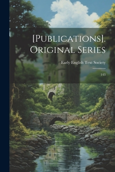 Paperback [Publications]. Original Series: 143 Book