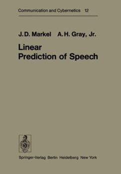 Paperback Linear Prediction of Speech Book