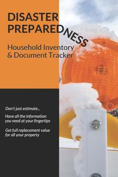 Paperback Disaster Preparedness: Household Inventory & Document Tracker Book