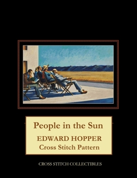 Paperback People in the Sun: Edward Hopper Cross Stitch Pattern Book