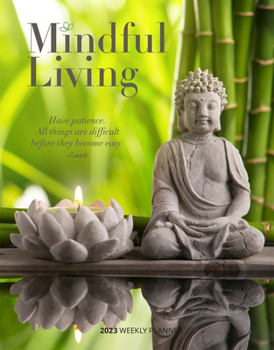 Mindful Living 2023 Desk Planner Brush Dance