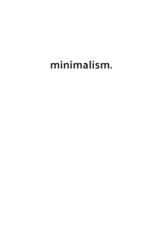 minimalism.: Blank Lined Journal, Writing Notebook