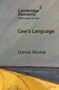 Paperback Law's Language: Meaning and Normativity Book