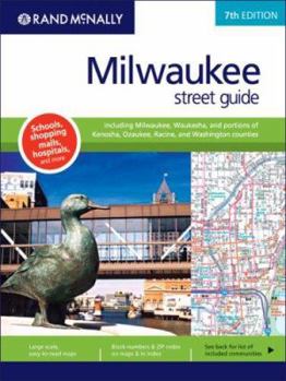 Spiral-bound Rand McNally Milwaukee Street Guide Book