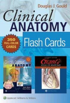 Paperback Clinical Anatomy Flash Cards Book