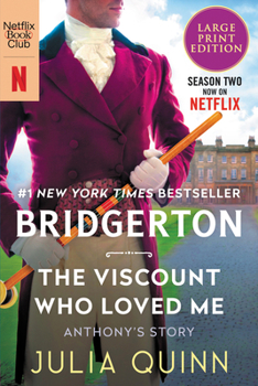 Paperback The Viscount Who Loved Me: Bridgerton [Large Print] Book