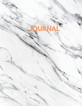 Paperback Journal: Beautiful Marble Notebook Lined Large Size (8.5 x 11) Book