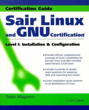 Paperback Sair Linux and GNU Certification Level 1, Installation and Configuration Book