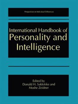 Paperback International Handbook of Personality and Intelligence Book