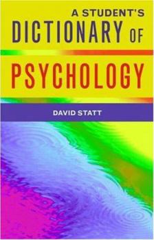 Paperback A Student's Dictionary of Psychology Book