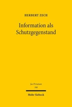 Hardcover Information ALS Schutzgegenstand [German] Book