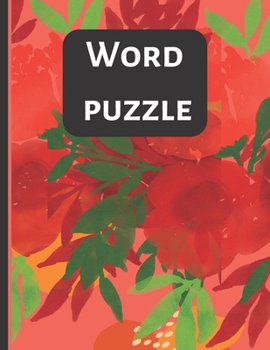 Paperback Word puzzle book [Large Print] Book