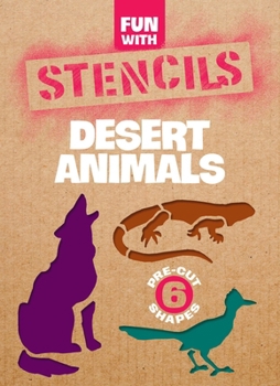 Paperback Fun with Desert Animals Stencils Book