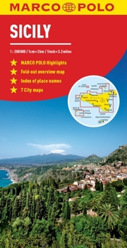 Map Sicily Marco Polo Map Book