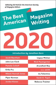 Paperback The Best American Magazine Writing 2020 Book