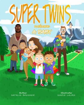 Paperback Super Twins Welcome A Baby Book