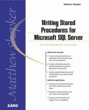 Paperback Writing Stored Procedures for Microsoft SQL Server Book