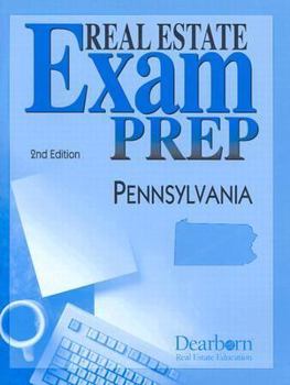 Paperback Real Estate Exam Prep Pennsylvania Book