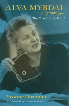 Hardcover Alva Myrdal: The Passionate Mind Book