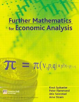 Paperback Further Mathematics for Economic Analysis Book