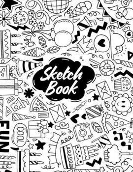 Sketch Book: Notebook for Drawing, Writing, Painting, Sketching and Doodling, A Large 8.5" x 11" Sketchbook for Kids and Adults to Unleash Creativity, Exclusive Abstract Scribbles Cover