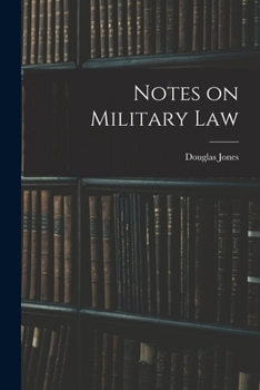 Paperback Notes on Military Law Book