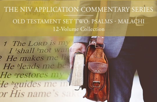 Hardcover The NIV Application Commentary, Old Testament Set Two: Psalms-Malachi, 12-Volume Collection Book