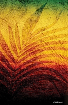 Paperback Journal: Colorful Palm Leaf Journal, Tropical, Green, Yellow, Red, Size: 5.5" X 8.5, Small Diary Book