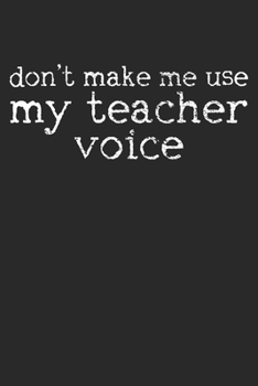 Paperback Notebook: Teacher Dot Grid 6x9 120 Pages Book