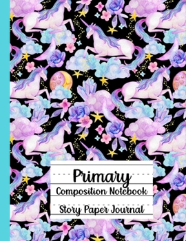 Paperback Primary Composition Notebook, Story Paper Journal Book