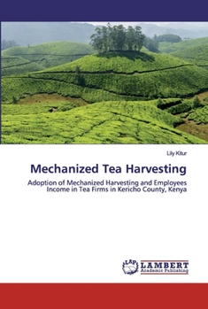 Paperback Mechanized Tea Harvesting Book