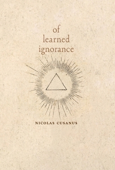 Hardcover Of Learned Ignorance Book