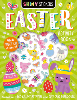 Paperback Shiny Stickers Easter Book