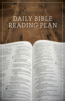 Paperback Daily Bible Reading Plan (25-Pack) Book