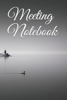 Paperback Meeting Notebook: How do you survive a boring meeting? Use this notebook Book