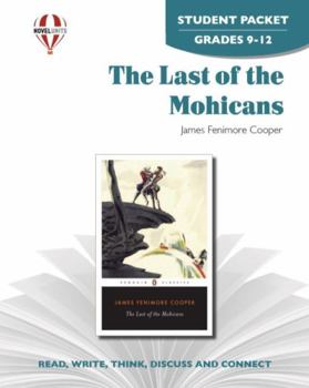 Paperback The Last of the Mohicans - Student Packet by Novel Units Book