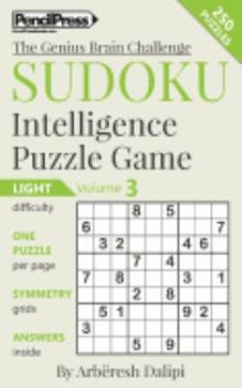 Paperback Sudoku Puzzle Books Volume 3. Light. Sudoku Intelligence Puzzle Game Book