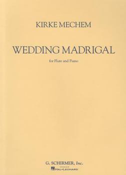 Paperback Wedding Madrigal for Flute and Piano Book