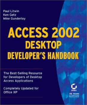 Paperback Access 2002 Desktop Developer's Handbook [With CDROM] Book