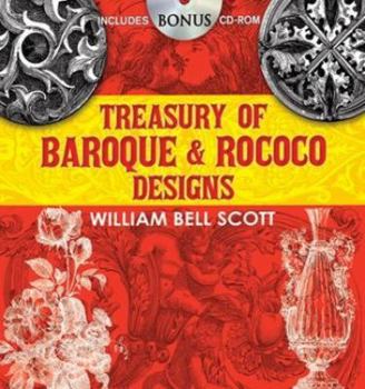 Paperback Treasury of Baroque and Rococo Designs Book