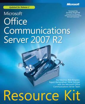 Paperback Microsofta Office Communications Server 2007 R2 Resource Kit Book