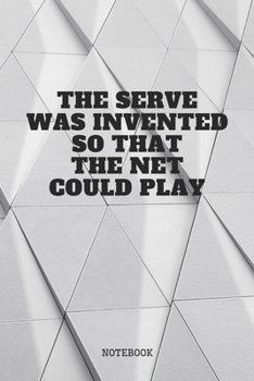 Paperback Notebook: Tennis Game Sport Training Racket Planner / Organizer / Lined Notebook (6" x 9") Book