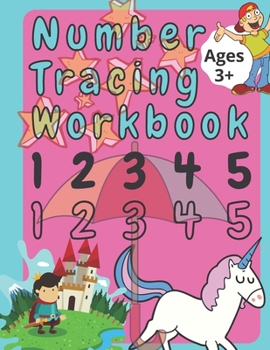 Paperback Number Tracing Workbook: Preschool writing Workbook Number Tracing Book
