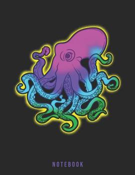 Notebook: Colorful Octopus