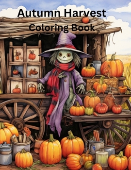 Paperback Autumn Harvest Coloring Book