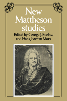 Paperback New Mattheson Studies Book