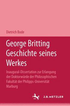 Hardcover Georg Britting Geschichte Seines Werkes [German] Book